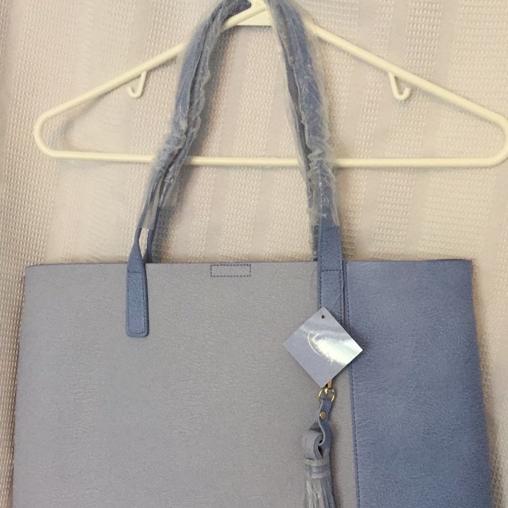 Ulta vegan leather two tone tote